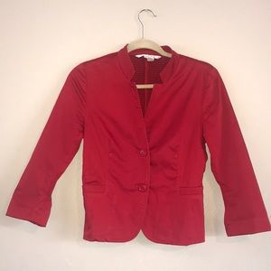 Red Zara Blazer
